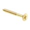 Prime-Line Wood Screw, Flat Head, Phillips Drive No. 10 X 1-1/2in Solid Brass 25PK 9035698 - alternate 1
